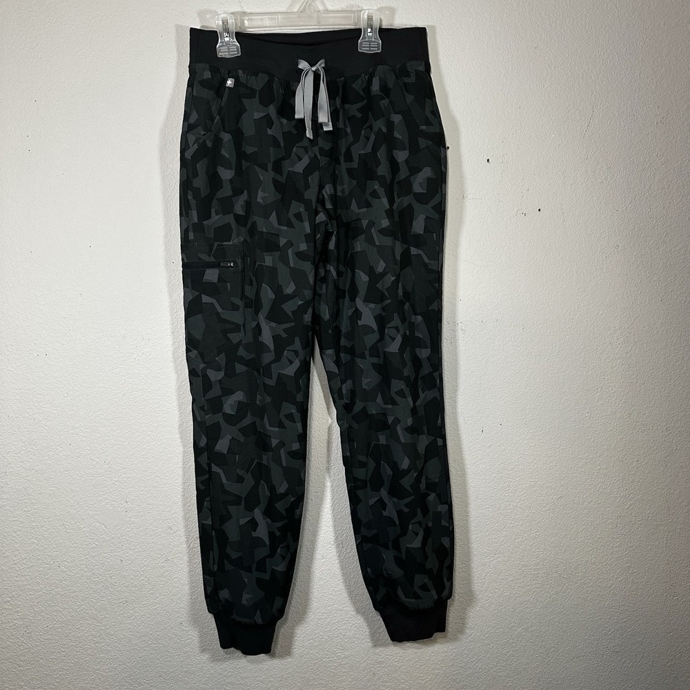 Figs Scrubs Technical Collection Pants Small Green Tapered Leg Medical‎ Uniform